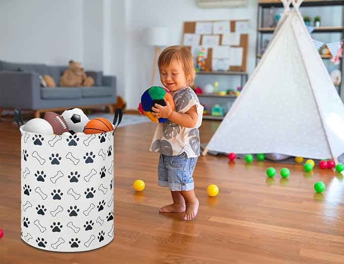 Kids Laundry Hamper, Laundry Basket, Baby Boy Nursery Hamper, Waterproof - Image 4