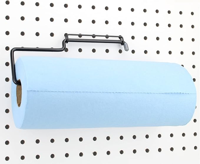 RightArrange One-Handed Tear Pegboard Paper Towel Holder by RightArrange