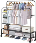 SUOERNUO Garment Rack for Hanging Clothes Rack Heavy Duty Portable by SUOERNUO