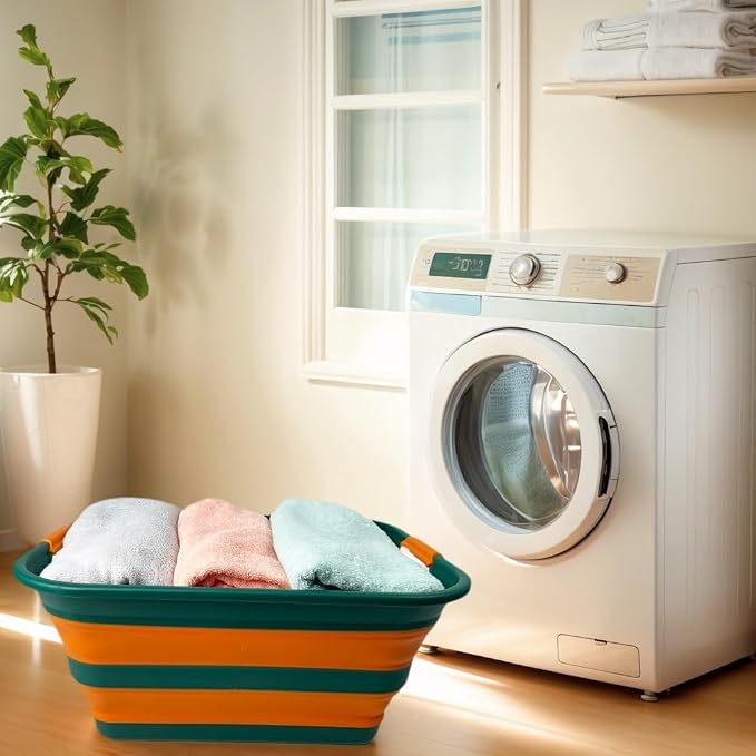 SAMMART Collapsible Plastic Laundry Basket - Image 5