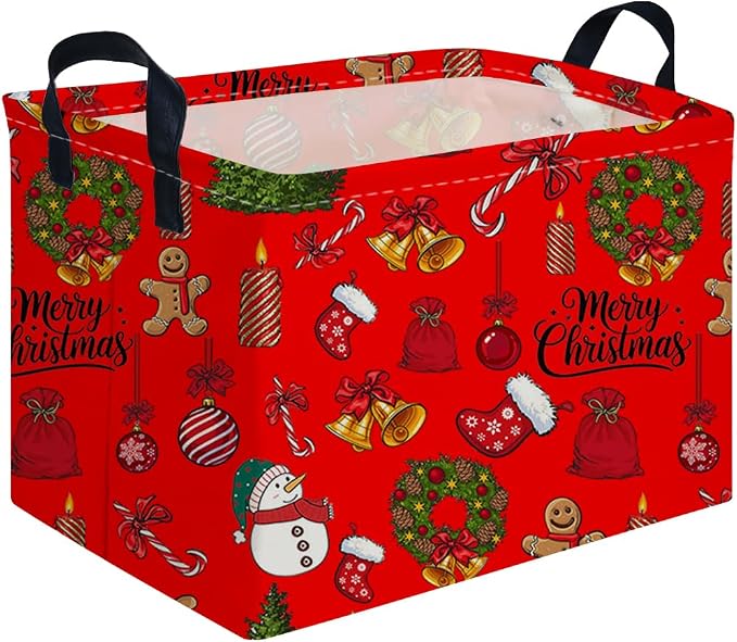 Rectangular Christmas tree Basket, Nursery Hamper, Waterproof and foldable Tree by FXOCSHE