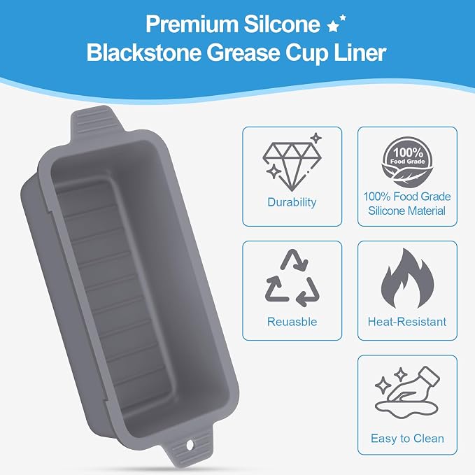 2 PCS Silicone Grease Cup Liners - Image 5