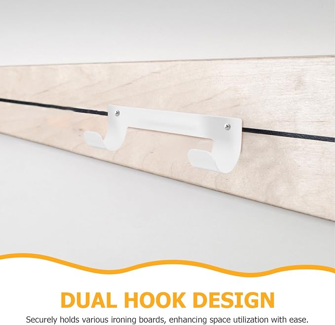 Ironing Board Holder Wall Mount Metal Iron and Ironing Board Hanger - Image 3