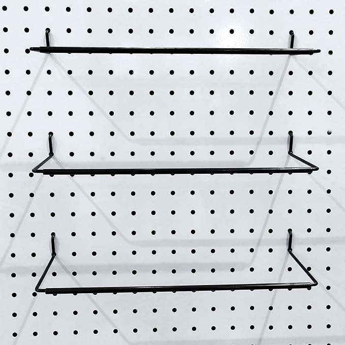5 Pack Extendable Pegboard Paper Towel Holder, Pegboard Hook - Image 2