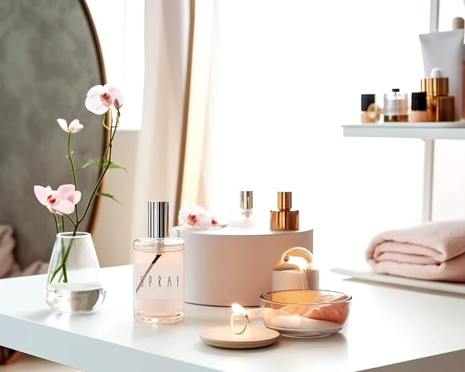 ONLYKXY Clear Big Preprinted Minimalist Bathroom Organize Label Beauty Makeup - Image 6