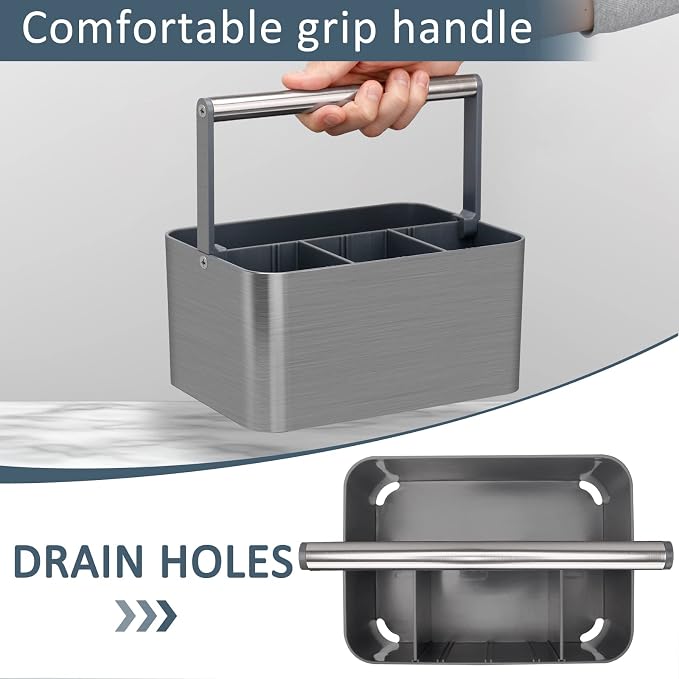 Portable Shower Caddy Dorm: Compact Bathroom Caddy Organizer - Image 3