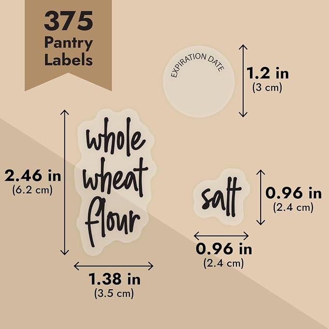 Talented Kitchen Pantry Labels for Containers - Image 5