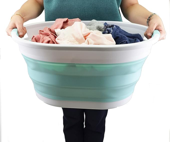 SAMMART 32L Collapsible Plastic Laundry Basket - Image 7