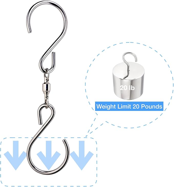 HS's Creation 6 Pack Dual Swivel S Hooks - Image 9
