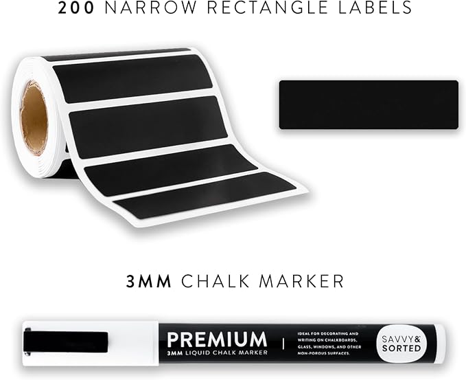 SAVVY & SORTED Chalkboard Labels Stickers - Image 4