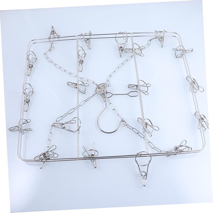 ABOOFAN Multifunctional Windproof Hook Rack Pegs Drying Hangers Space Saver - Image 8