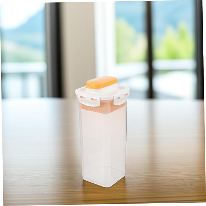 2pcs Sealed Laundry Powder Storage Box Lid Detergent Organizer - Image 4