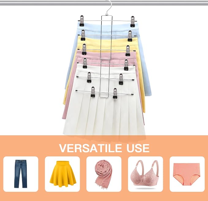 Closet Organizers and Storage, 6 Tier Storage and Organization Pants Hangers - Image 7