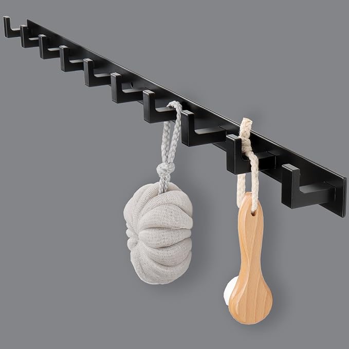 Coat Rack, Heavy Duty Stainless Steel Coat Hook Hanger, Wall Mounted Coat Hook by Vanloory