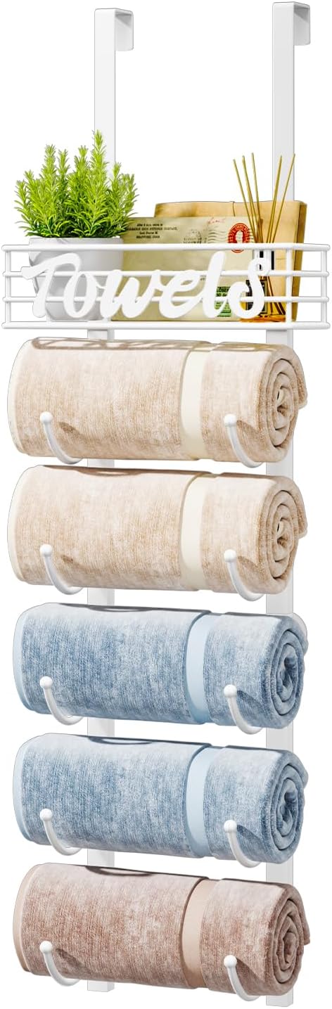 HapiRm Towel Racks for Bathroom Storage by HapiRm