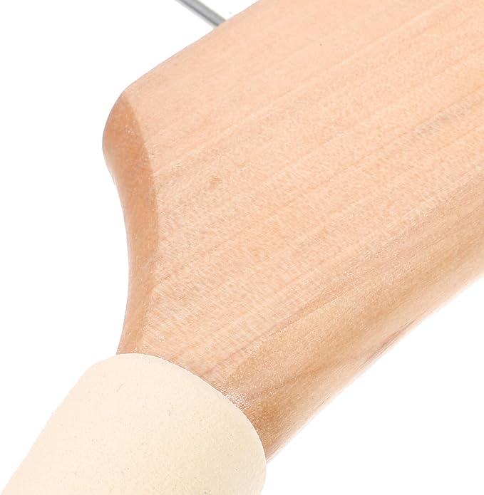 5pcs Nonslip Solid Wood Clothes Hangers - Image 5