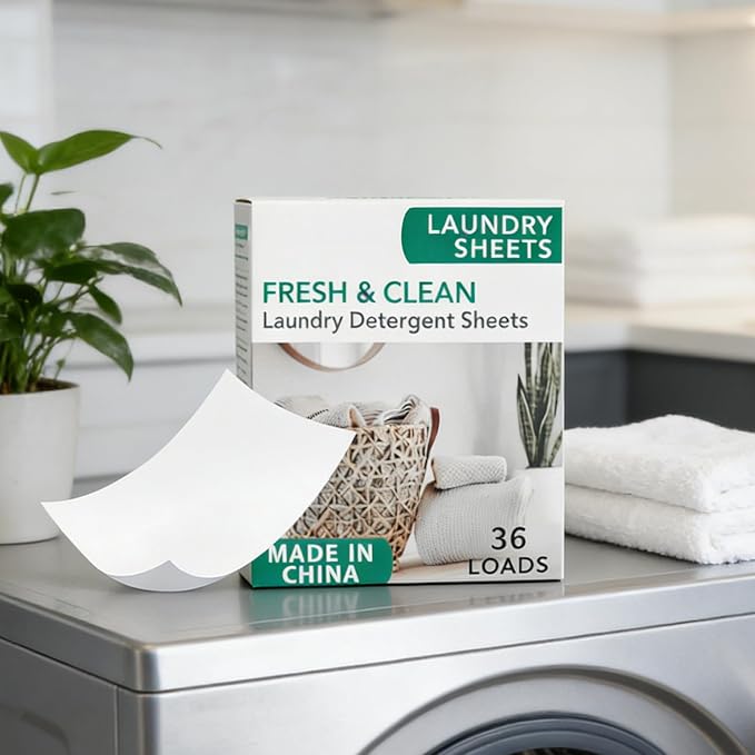 Laundry Detergent Sheets, Scented Cleaning Sheet, Odor Removal Sheets - Image 8