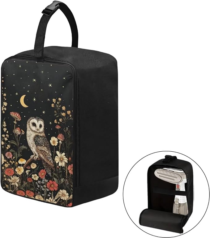 Owl Portable Travel Iron Storage Bag Lightweight Carrying Case - Image 2