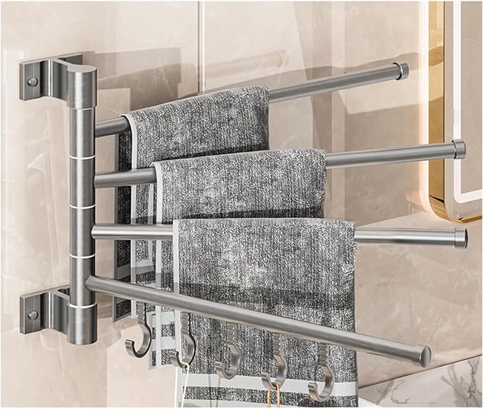 Swing Out Towel Bar Wall Mounted, Towel Rack by Unknown
