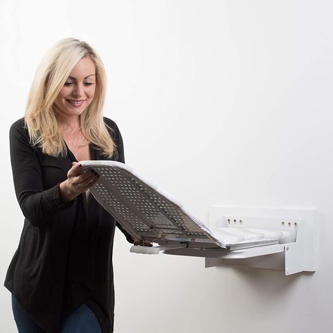 Ironing Board 180° Swivel Wall Mounted Ironing Board Fold-up Laundry Iron Board - Image 5