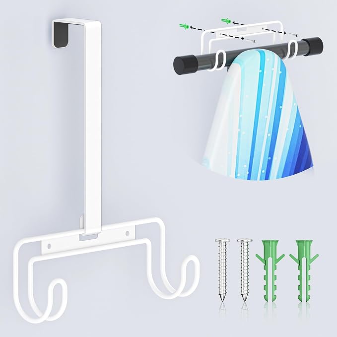 Over The Door & Wall Mount Ironing Board Hanger by WelcometotheXILIMEN