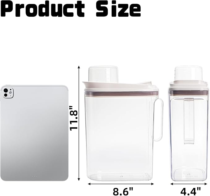 Laundry Detergent Container, 3.5L/118 Oz Liquid Laundry Soap Powder Dispenser - Image 2