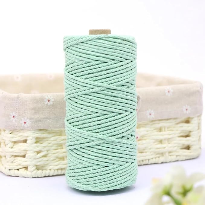 2/3/4mm Twine Cotton Colored Bakers Twine 109Yard Macrame Cord by Unknown