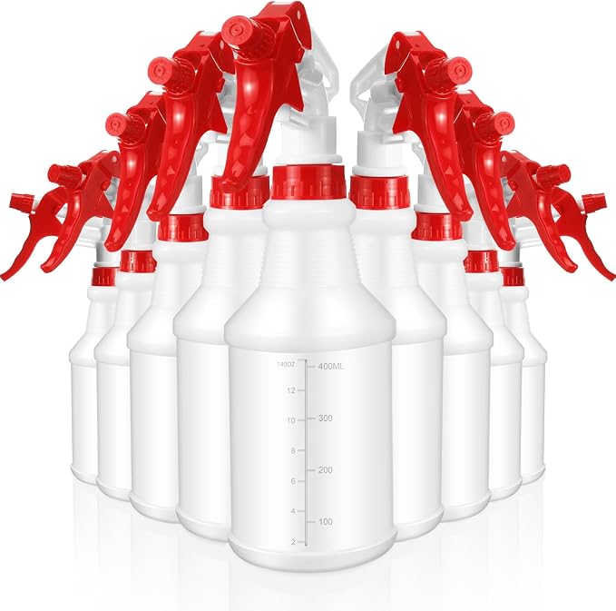 10 Pack Spray Bottles 16 Oz Empty Water Spray Bottles by Gandeer