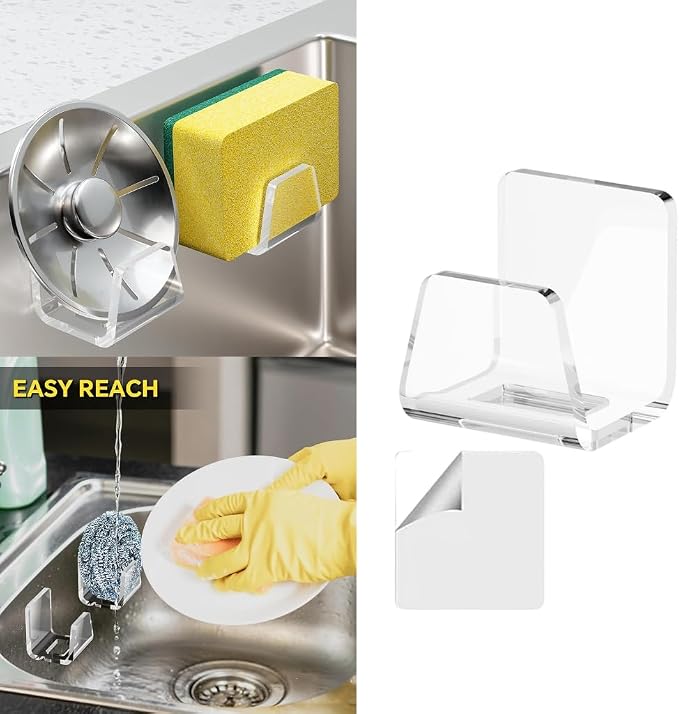 Acrylic Rack Space Saving Sponge Organizers - Image 4