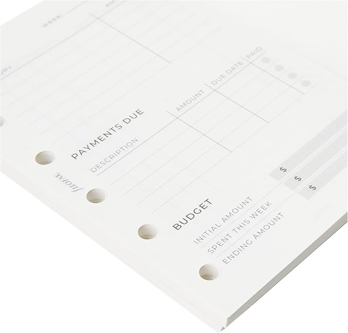 Filofax Pocket Expense Tracker Refill - Image 3