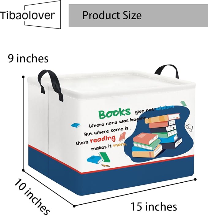 Rectangular Kids Storage Bin Gift Basket Baby Organizer Cute Kids Toy Bin Room - Image 6