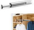 14-Inch Valet Rod for Closet Pull Out, Azcom Hanging Telescoping Clothes Rod by Azcom