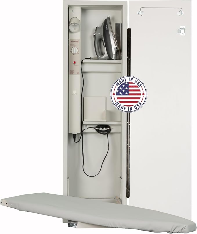 Iron-A-Way Built-In Ironing Center by Iron-A-Way