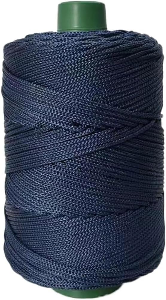 250G Hollow Braided Polypropylene Rope 3mm Colorful Polyester Yarn Handmade by Unknown