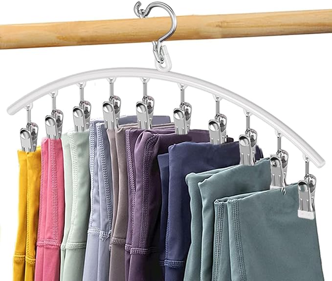 2Pcs Legging Organizer for Closet, Stainless Steel Legging Hanger, Large - Image 7