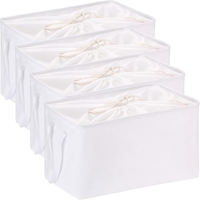 Hinwo 102L XXL Storage Bins, Foldable Clothes Storage Baskets by Hinwo