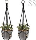 Artilady Black Hanging Planter for Indoor Plants Macrame Plant Hanger Large by Artilady