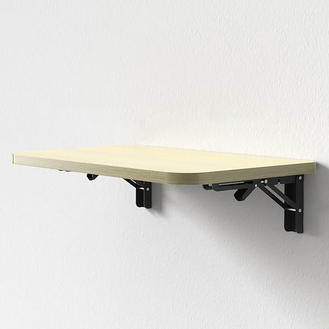 Wall Mounted Fold Down Desk Laundry Folding Wall Table Drop Leaf Wall Shelf by Unknown