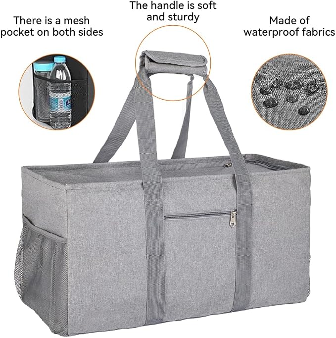 Extra Large Utility Tote Bag – Reusable Shopping Bag - Image 3