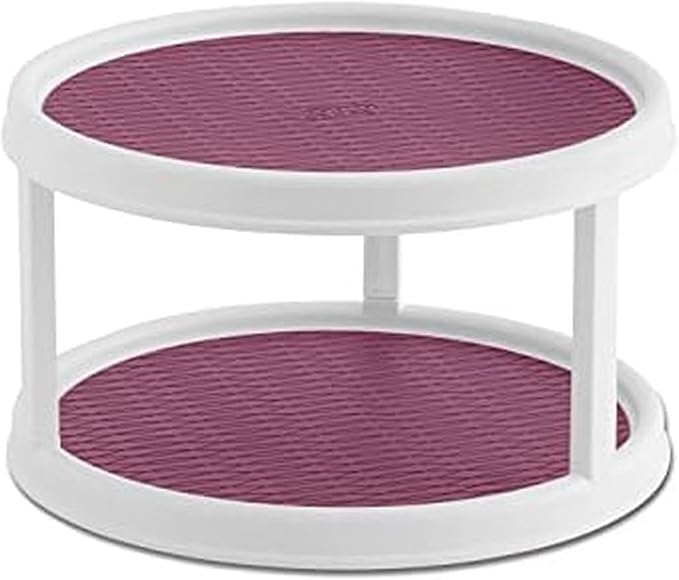 Copco Non-Skid 2 Tier Pantry Cabinet Lazy Susan Turntable by Copco