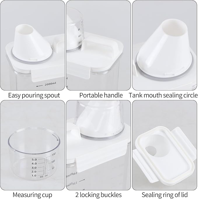 78 OZ Clear Laundry Detergent Dispenser - Image 5