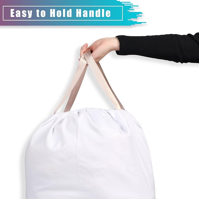 LOLOMLO Extra Large Canvas Laundry Bags - Image 3