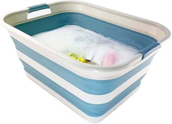 SAMMART 42L Collapsible Plastic Laundry Basket - Image 4