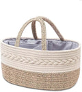 Large Cotton Rope Diaper Caddy Boho Diaper Storage Portable Car Organizer by Kamuavni