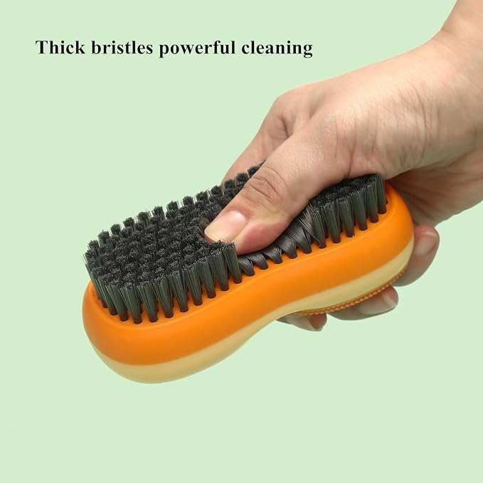 Two-Sided Laundry Stain Remover Brush, Soft Bristle - Image 5