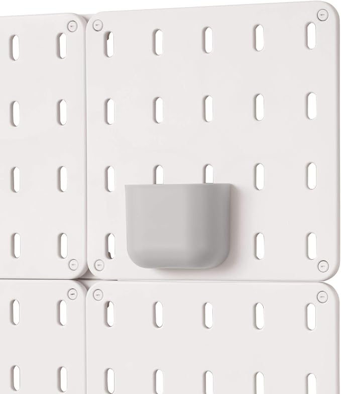 iDesign Cade BPA-Free Plastic Modular Hanging Pegboard Organizer Storage Bin - Image 9