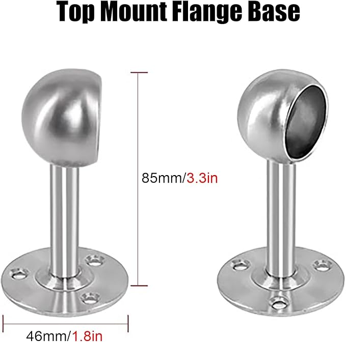 WDJBPSH Closet Rod Bracket for Hanging Clothes, U - Image 5