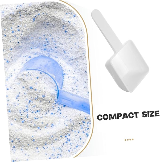 Wakauto 30pcs Plastic Laundry Powder Scoops Capacity Multi Use Measuring Spoons - Image 9
