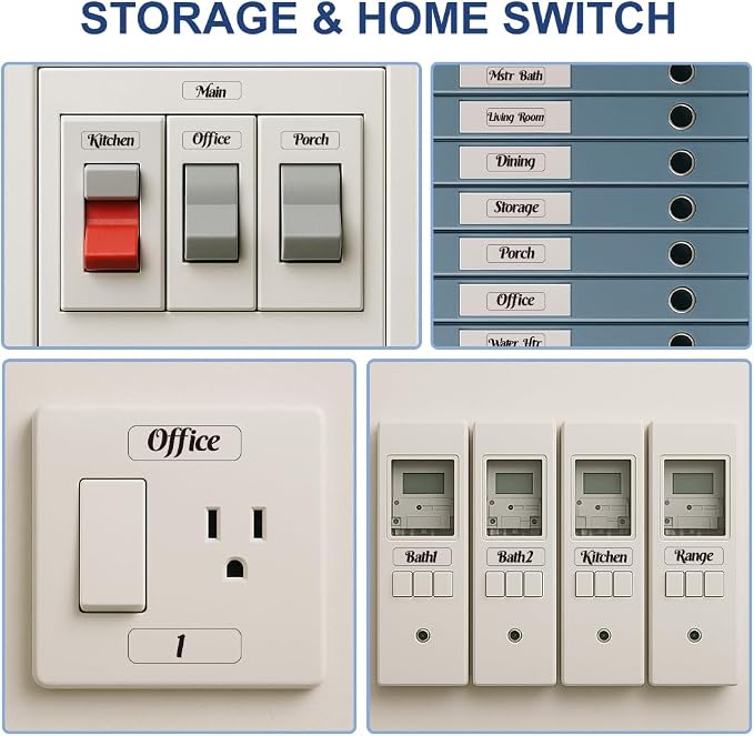 660 Pcs Decal Circuit Breaker Box Labels, Transparent Switches Identification - Image 4
