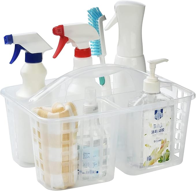 Portable Shower Caddy Basket, Convenient Cleaning Supplies Organizer - Image 4